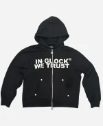 In Glock We Trust Black Hoodie