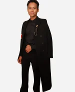 Jaafar Jackson 2026 Michael Premiere Trench Coat In Black