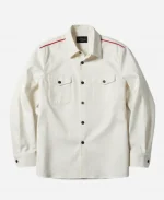Jaafar Jackson Michael 2026 Michael Jackson White Cotton Jacket
