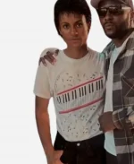 Jaafar Jackson Michael 2026 Piano White Shirt