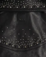 Jaafar Jackson Michael 2026 Proto Hologram Black Leather Jacket For Sale