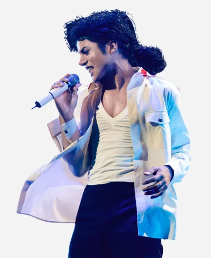 Jaafar Jackson Michael 2026 White Jacket