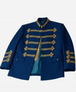 Jaafar Jackson Movie Michael 2026 Michael Jackson Blue Military Jacket