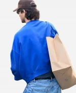 Jacob Elordi Beverly Hills 2026 Blue Sweatshirt