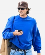 Jacob Elordi Blue Sweatshirt