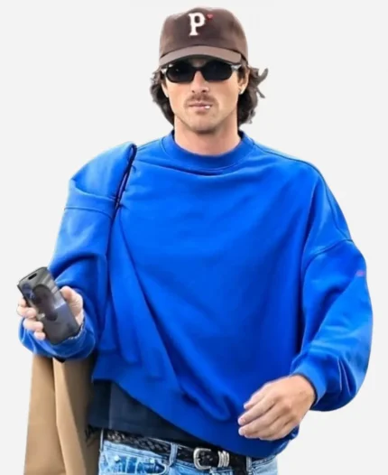Jacob Elordi Blue Sweatshirt For Sale