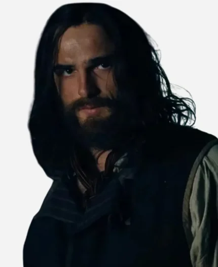 Jacob Elordi Tv Series Wuthering Heights 2026 Heathcliff Black Vest