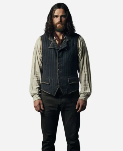 Jacob Elordi Wuthering Heights 2026 Black Vest