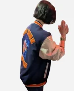 Jaimie Alexander 2026 NYC Knicks Letterman Varsity Jacket