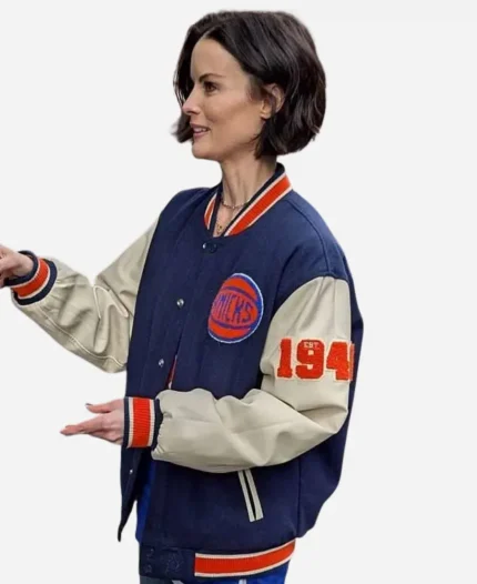 Jaimie Alexander 2026 New York City Knicks Letterman Varsity Jacket