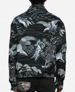 Jalyn Hall The Fall and Rise of Reggie Dinkins Bird Print Jacket - Jacket Era