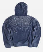 Jalyn Hall The Fall and Rise of Reggie Dinkins Blue Embellished Hoodie