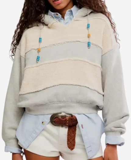 Jane Wickline TV Show Saturday Night Live Season 51 Striped Pullover Hoodie