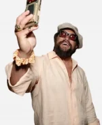 Jason Momoa 2026 CinemaCon Dune Part Three Promote Duncan Idaho Peach Shirt