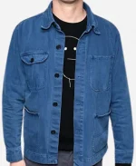 Jason Ritter 2026 SiriusXM Studios Blue Denim Jacket
