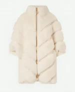 Jean Smart Hacks S05 Deborah Vance Faux Fur Short Sleeve Slouch Jacket