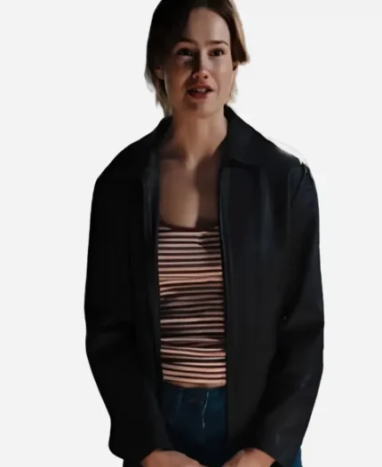 Jenna Dykes Betty’s Revenge 2026 Emma Claire Black Leather Jacket