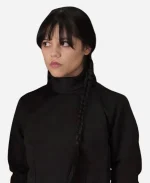 Jenna Ortega Wednesday S02 Black Cropped Sweatshirt