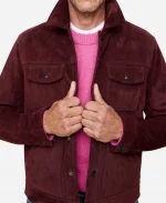 Jeremy Culhane Saturday Night Live S51 Suede Leather Jacket