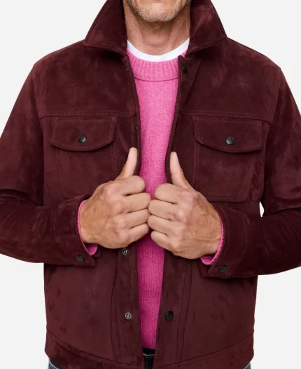 Jeremy Culhane Saturday Night Live S51 Suede Leather Jacket
