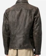 Jeremy Dufrene 2026 Ralph Lauren Fashion Week Leather Jacket