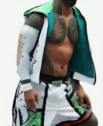 Jey Uso WrestleMania 42 White Hooded Vest