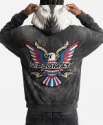 Jim Jones Eagle Head Zip Hoodie