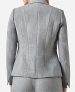 Jodi Kingsley Chicago Med S11 Grey Panelled Blazer