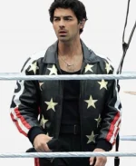 Joe Jonas 2026 National Anthem WrestleMania 42 Leather Jacket