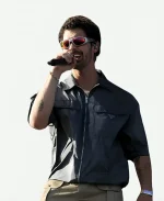 Joe Jonas Aperol Day Club Surprise Coachella 2026 Grey Satin Jacket