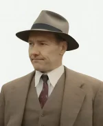 Joel Edgerton Movie The Boys in the Boat 2023 Coach Al Ulbrickson Brown Suit