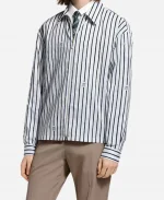 John Legend Tv Series The Voice S29 2026 Striped Zip-Up Shirt