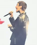 Jordan Lutes 2026 It's Not That Deep Tour NYC Iris Black Leather Jacket