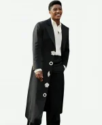Joseph David-Jones Movie Michael 2026 Los Angeles Premiere Black Trench Coat