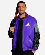 Julio Rodríguez Adidas x Huckmade 1 of 1 Varsity Jacket