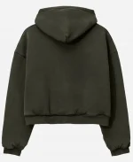 Jungkook Lựu Dạn SS26 Washed Out Zip Up Hoodie