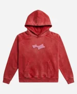Justin Bieber 2026 Skylrk Logo Red Hoodie