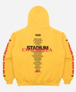 Justin Bieber Coachella 2026 Weekend 2 Merch Stadium Tour x Swag SKYLRK Yellow Hoodie