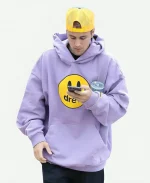 Justin Bieber Drew House Mascot Oversized Purple Hoodie