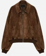 Karen Obilom Chicago PD S13 Tasha Fox Brown Suede Jacket