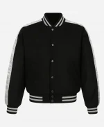 Kat Hernandez Euphoria S03 Black & White Varsity Jacket