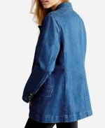 Kathleen Kenny NCIS Origins Blue Denim Blazer