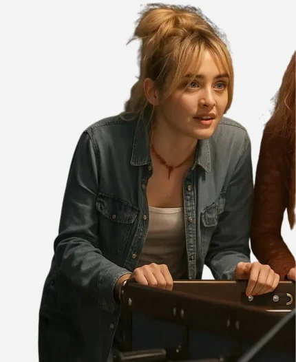 Kathryn Newton Ready or Not 2 Here I Come Blue Jacket