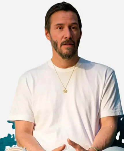 Keanu Reeves Outcome 2026 White T-Shirt
