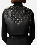 Kelly Clarkson The Voice S29 Bead Embellished Vest - Black