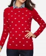 Kelly Ripa Live with Kelly and Mark 2026 Hearts Sweater