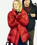 Kim Matula Movie The Finnish Line 2024 Anya Kivelä Red Puffer Jacket