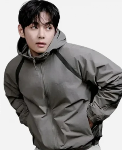 Kim Tae-hyung Spring Collection 2026 V Windbreaker Jacket