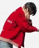 Kim Taehyung BTS V Bode Wenham Souvenir Red Wool Jacket