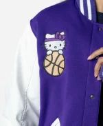 Kings Hello Kitty Purple Varsity Jacket